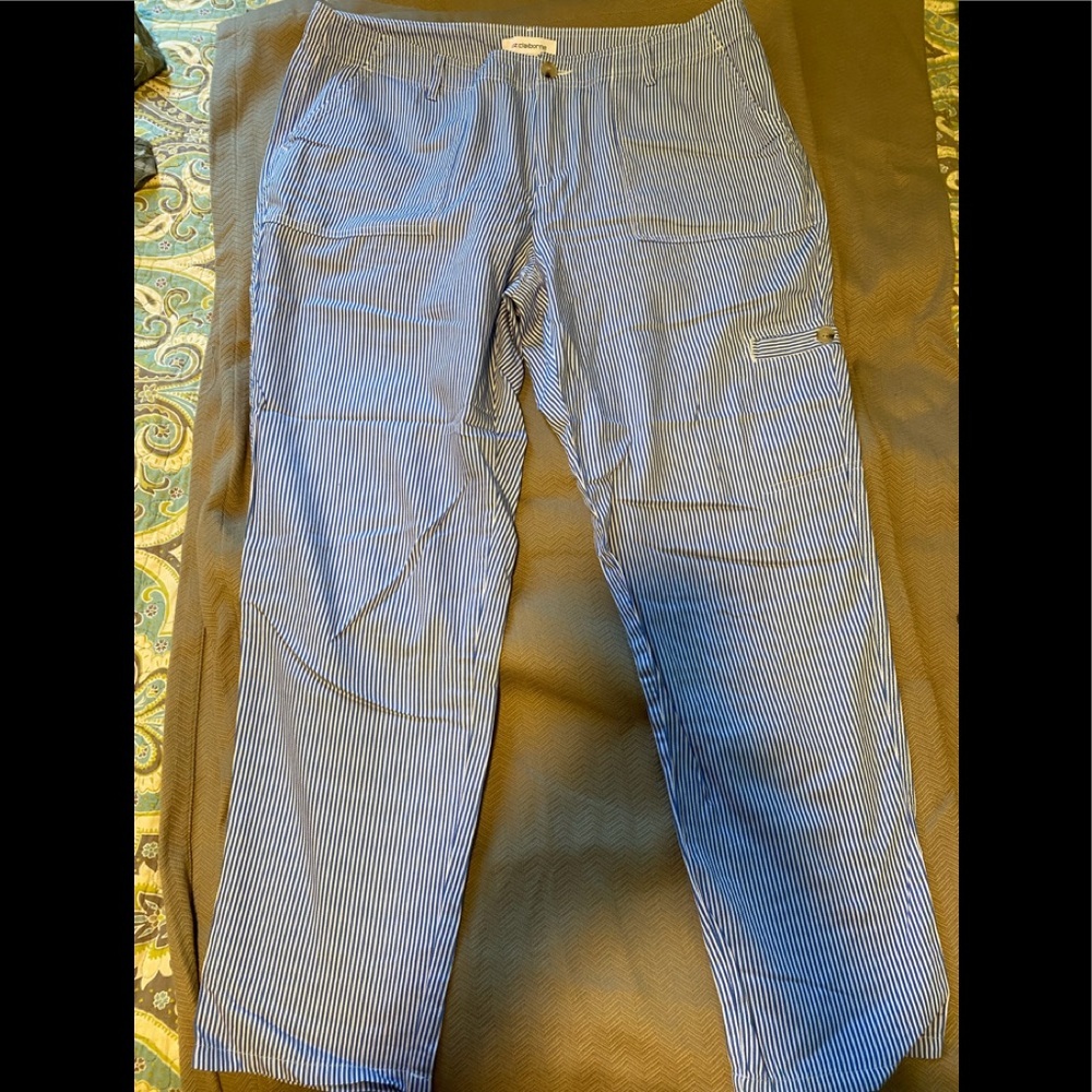 Liz Claiborne blue and white striped pants​